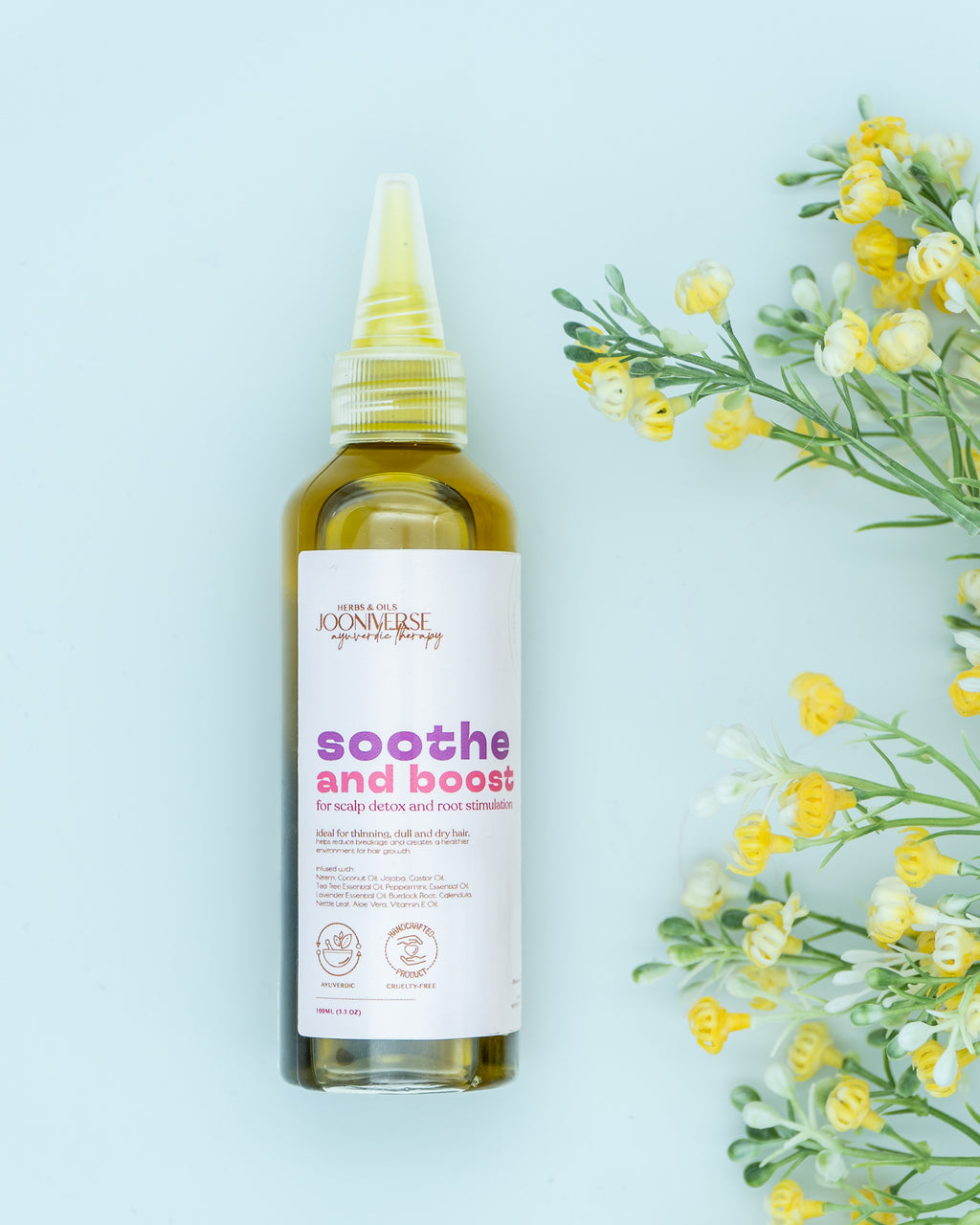 Soothe & Boost Root Activator for All Hair Types | Ayurvedic Herbal Scalp Therapy