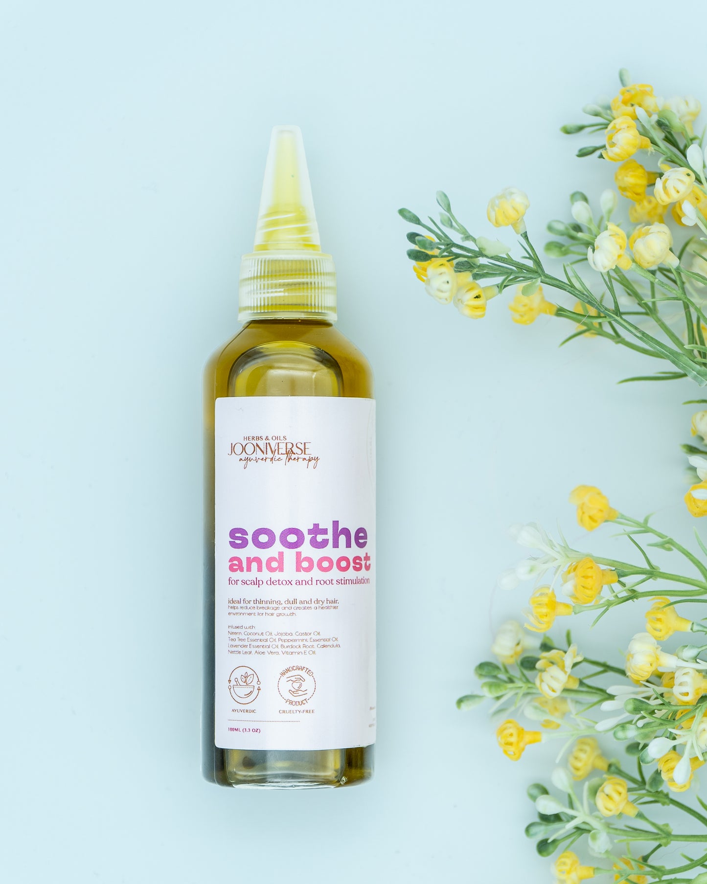 Herb-Infused Hair Oil: Soothe And Boost