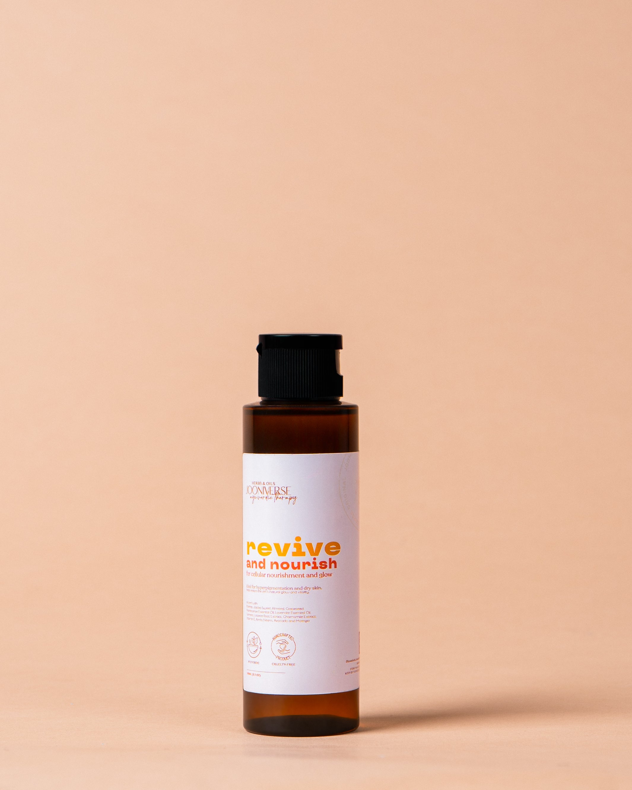 Ayurvedic body oil for dry brown skin. Infused with neem, amla, and moringa to hydrate, protect, and renew your skin’s barrier for a luminous, healthy glow.